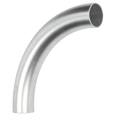 90° Alu Rohrbogen 60  x 3 mm, 254 mm ± 5,0 mm, BA10, ähnl. DIN 2605 , aus EN AW-6060,  AlMgSi0,5, mit glatten Enden - 0