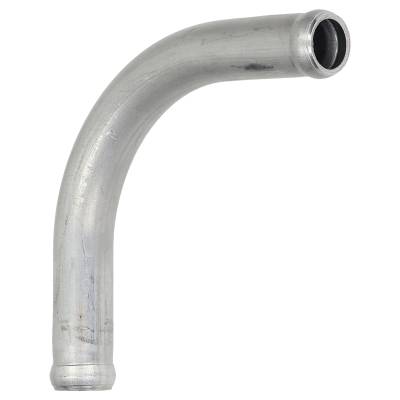 90° Alu Rohrbogen 16 x 1,5 mm, r=50 mm, ähnl. BA2, ähnl. DIN 2605 ,aus EN AW-6060,  AlMgSi0,5, mit glatten Enden, mit Sicken - 16 x 1,5 mm, mit Sicken