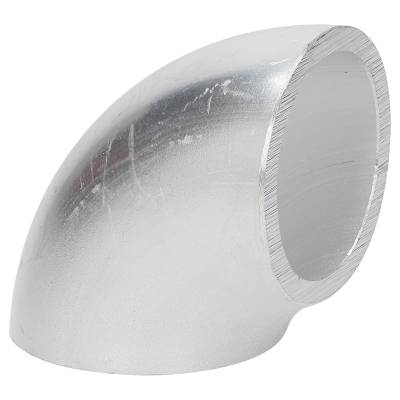 90° Alu Rohrbogen 80 x 3 mm, r=63 mm ± 2,5  mm, BA2, ähnl. DIN 2605 , aus EN AW-6060,  AlMgSi0,5, mit glatten Enden - 80 x 3 mm, aus EN AW-6060