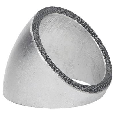 45° Alu Rohrbogen 50 x 5 mm, r=38 mm, BA2, ähnl. DIN 2605 , aus EN AW-6060,  AlMgSi0,5, mit glatten Enden - 0