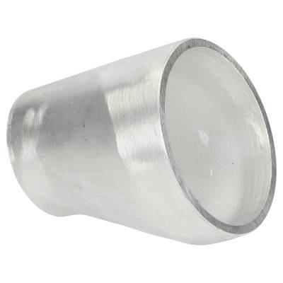 Alu exzentrisches Reduzierstück 90 x 5 / 60 x 5 mm, ähnl. DIN 2616-1, aus EN AW-6060,  AlMgSi0,5 - 1