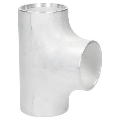 Alu T-Stück 60 x 60 x 60 x 3 mm, nahtlos, ähnl. DIN 2615 , aus EN AW-6060,  AlMgSi0,5, mit glatten Enden - 0