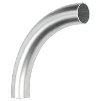 90° Alu Rohrbogen 60  x 3 mm, 254 mm ± 5,0 mm, BA10, ähnl. DIN 2605 , aus EN AW-6060,  AlMgSi0,5, mit glatten Enden